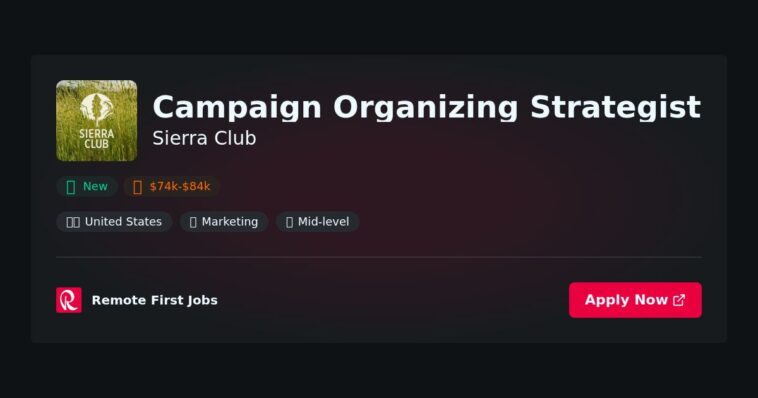 Campaign Organizing Specialist at Sierra Club: Empowering Environmental Advocacy Through Strategic Engagement | Guide & Career Tips