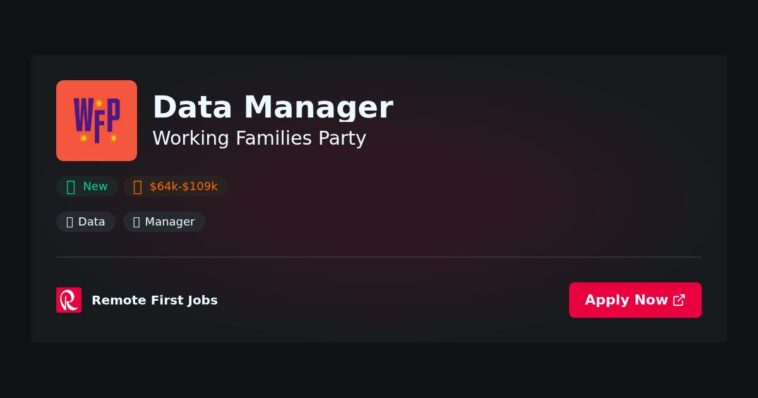 “Data Manager at Working Families Party: Driving Impact Through Analytics and Strategy” | Guide & Career Tips