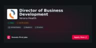 “Director of Business Development | Driving Strategic Growth at Verana Health” | Guide & Career Tips