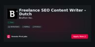Dutch Freelance SEO Content Writer at Brafton Inc.: Empowering Brands with Optimized Copywriting | Guide & Career Tips