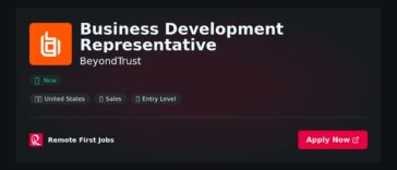 “Elevate Your Career as a Business Development Representative at BeyondTrust: Drive Growth and Innovation in Cybersecurity Solutions” | Guide & Career Tips