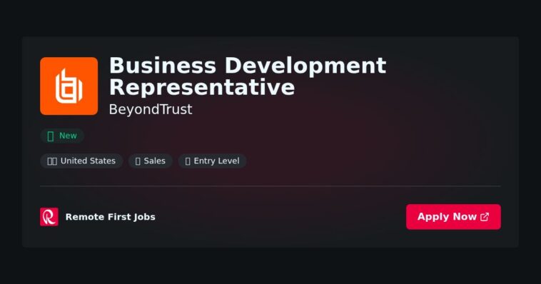 “Elevate Your Career as a Business Development Representative at BeyondTrust: Drive Growth and Innovation in Cybersecurity Solutions” | Guide & Career Tips