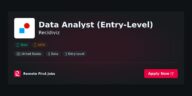 “Entry-Level Data Analyst Position at Recidiviz: Drive Insights for Criminal Justice Reform” | Guide & Career Tips
