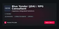 “Expert Blue Yonder (JDA) & RPG Consultant at Capstone Integrated Solutions | Elevate Your Supply Chain Management” | Guide & Career Tips