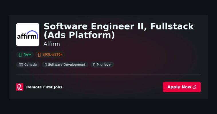 “Fullstack Software Engineer II – Driving Innovation in Ads Platform at Affirm” | Guide & Career Tips