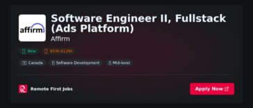 “Fullstack Software Engineer II – Driving Innovation in Ads Platform at Affirm” | Guide & Career Tips