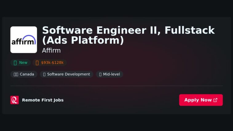 “Fullstack Software Engineer II – Driving Innovation in Ads Platform at Affirm” | Guide & Career Tips