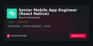 “Join Beacon Biosignals as a Senior Mobile App Engineer: Innovate with React Native!” | Guide & Career Tips