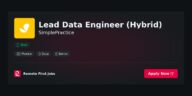“Join SimplePractice as a Lead Data Engineer: Hybrid Opportunity to Drive Data Solutions” | Guide & Career Tips