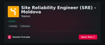 “Join Yopeso as a Site Reliability Engineer (SRE) in Moldova – Drive Innovation and Stability” | Guide & Career Tips