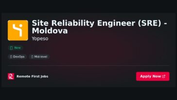 “Join Yopeso as a Site Reliability Engineer (SRE) in Moldova – Drive Innovation and Stability” | Guide & Career Tips
