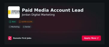 Paid Media Account Lead: Driving Strategic Digital Growth at Jordan Digital Marketing | Guide & Career Tips