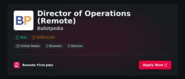 Remote Director of Operations at Ballotpedia: Lead Strategic Initiatives for Nonprofit Election Resources | Guide & Career Tips
