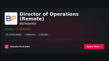 Remote Director of Operations at Ballotpedia: Lead Strategic Initiatives for Nonprofit Election Resources | Guide & Career Tips