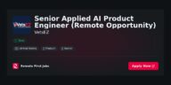 “Remote Senior Applied AI Product Engineer Role at VetsEZ: Transforming AI Solutions for Veterans” | Guide & Career Tips
