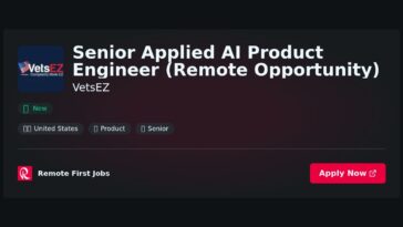 “Remote Senior Applied AI Product Engineer Role at VetsEZ: Transforming AI Solutions for Veterans” | Guide & Career Tips