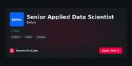 “Senior Applied Data Scientist at Belvo: Driving Data-Driven Innovations in Fintech” | Guide & Career Tips